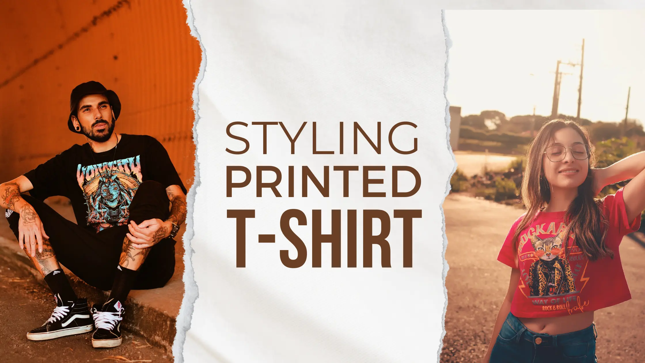 Styling graphic or printed tees