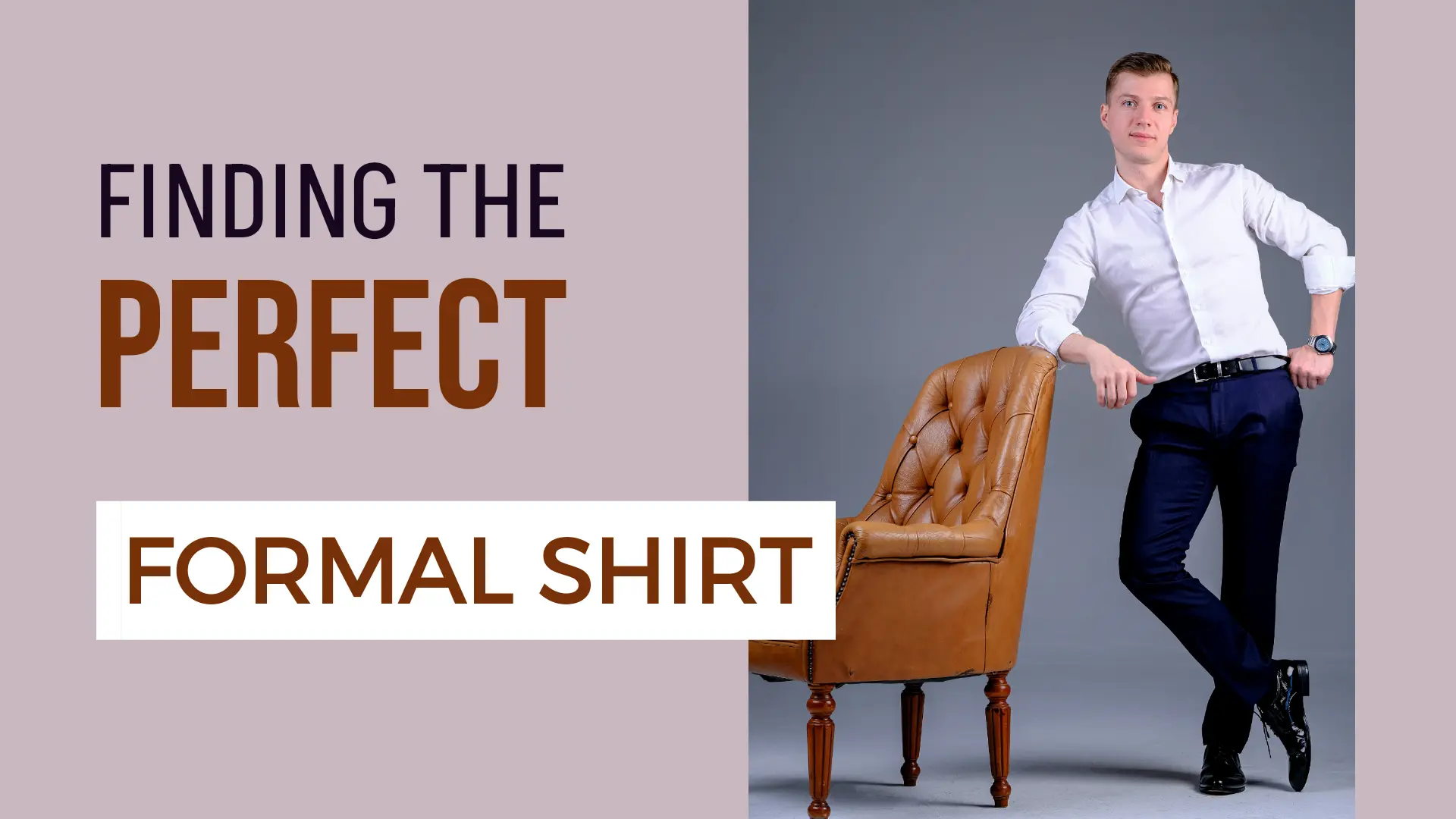 Choosing perfect formal shirt for different body types.